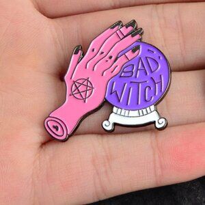NEW! Perfect Quality Bad Witch Enamel Pin Brooch ❣